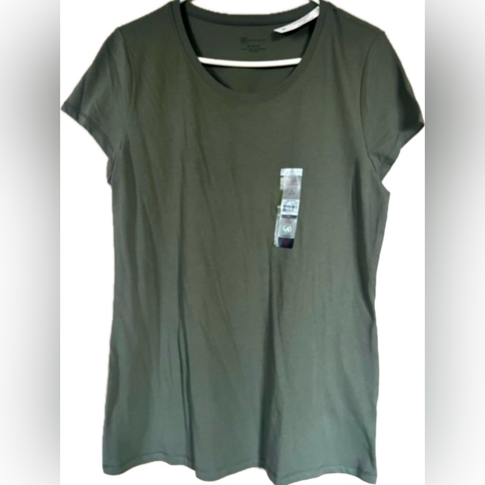 No Boundaries Olive Green Short Sleeve Tee